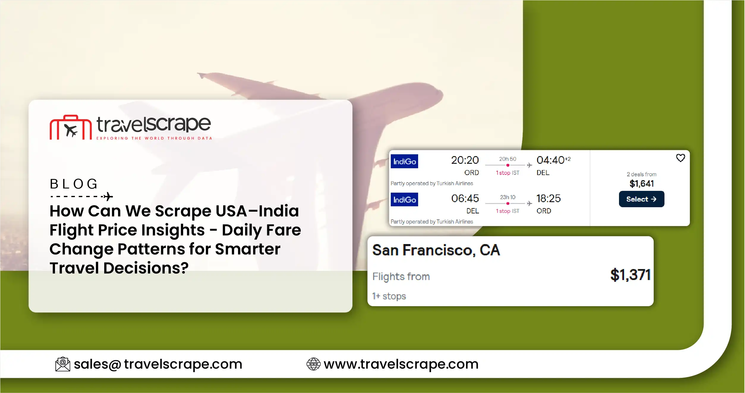 Scrape USA–India Flight Price Insights - Daily Fare Change Patterns